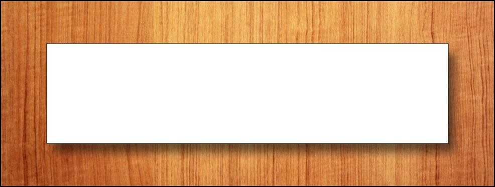 Naambordje 2-kleuren Acryl