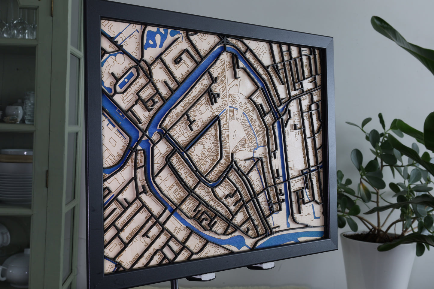 Wood 3D Map of Gouda