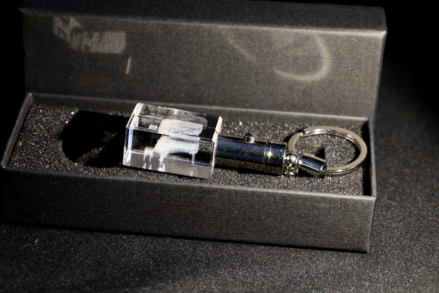 Sleutelhanger Piano – 3D miniatuur van een vleugel met jouw eigen gravure