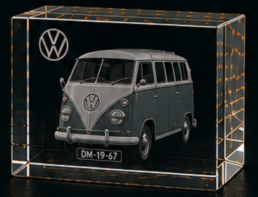 Jouw Volkswagen. Jouw verhaal. Voor altijd vastgelegd in 3D kristal
