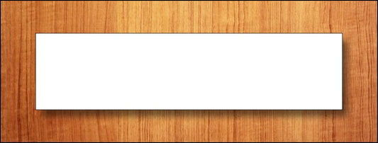 Naambordje 2-kleuren Acryl