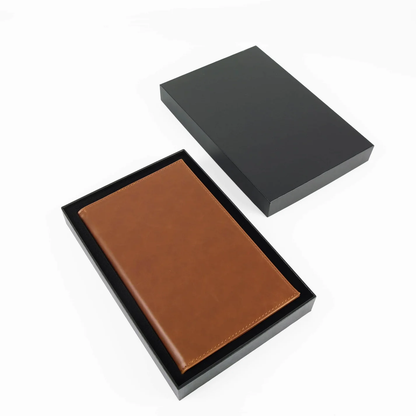 LaseretteⓇ Luxe Notitieboek Bruin (inclusief graveren naam en logo!)