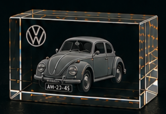 Jouw Volkswagen. Jouw verhaal. Voor altijd vastgelegd in 3D kristal