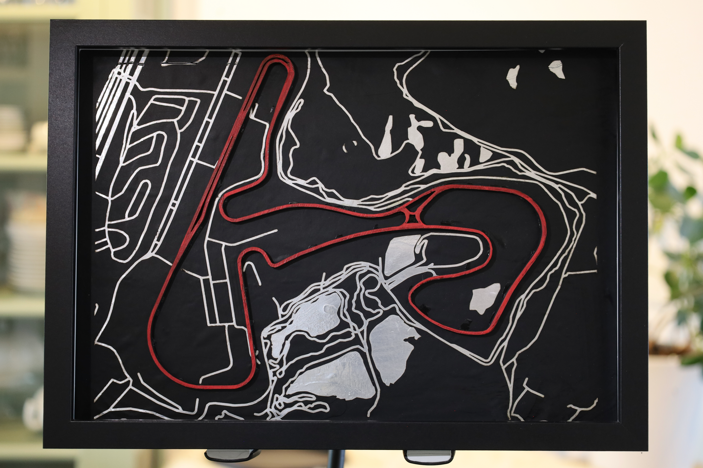 Speciale Editie 3D Kaart – F1 Circuit Zandvoort (Aluminium & Hout)