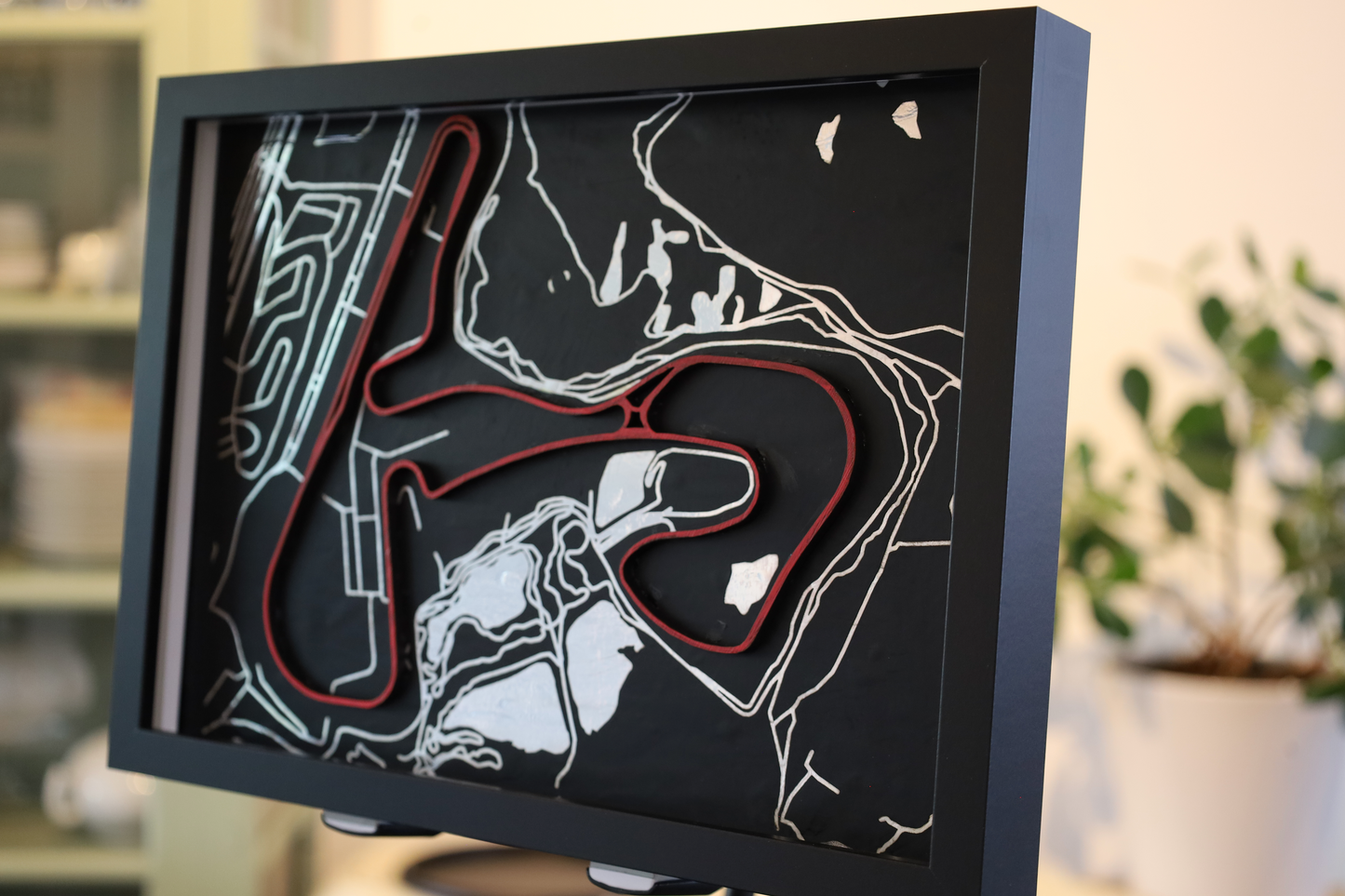 Speciale Editie 3D Kaart – F1 Circuit Zandvoort (Aluminium & Hout)