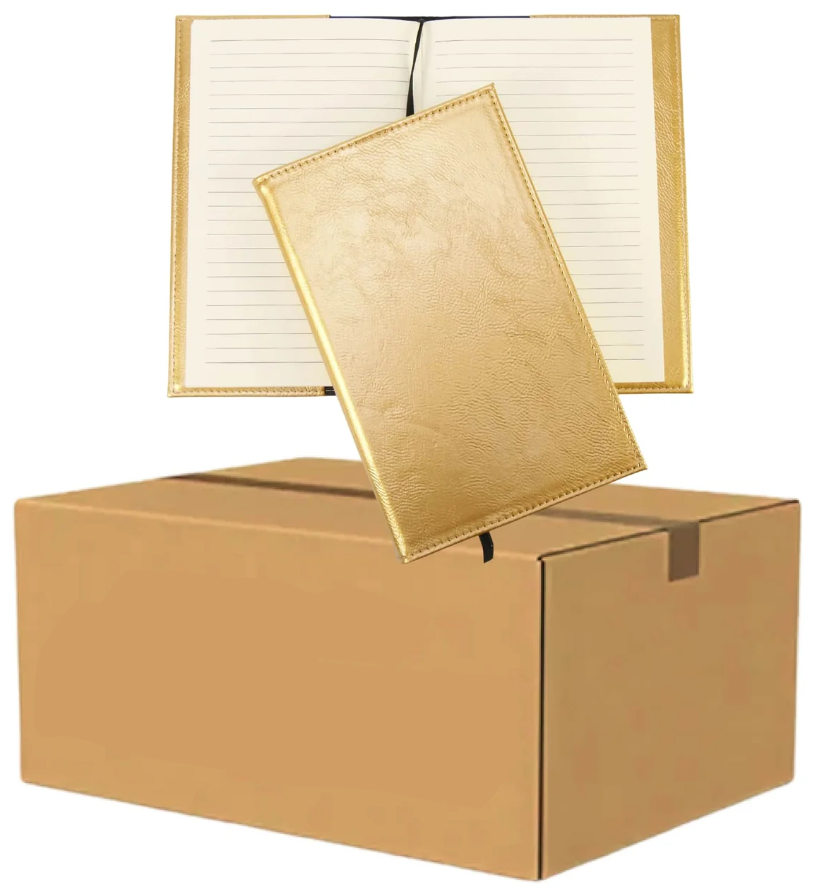 LaseretteⓇ Luxe Notitieboek Goud (inclusief graveren naam en logo!)