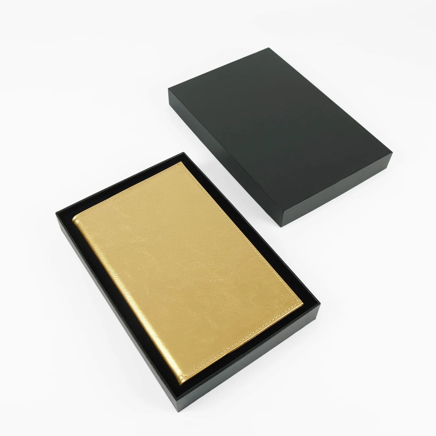 LaseretteⓇ Luxe Notitieboek Goud (inclusief graveren naam en logo!)