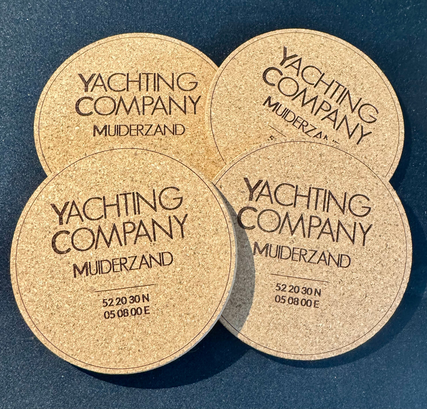 Onderzetters Kurk - gepersonaliseerd met tekst of logo