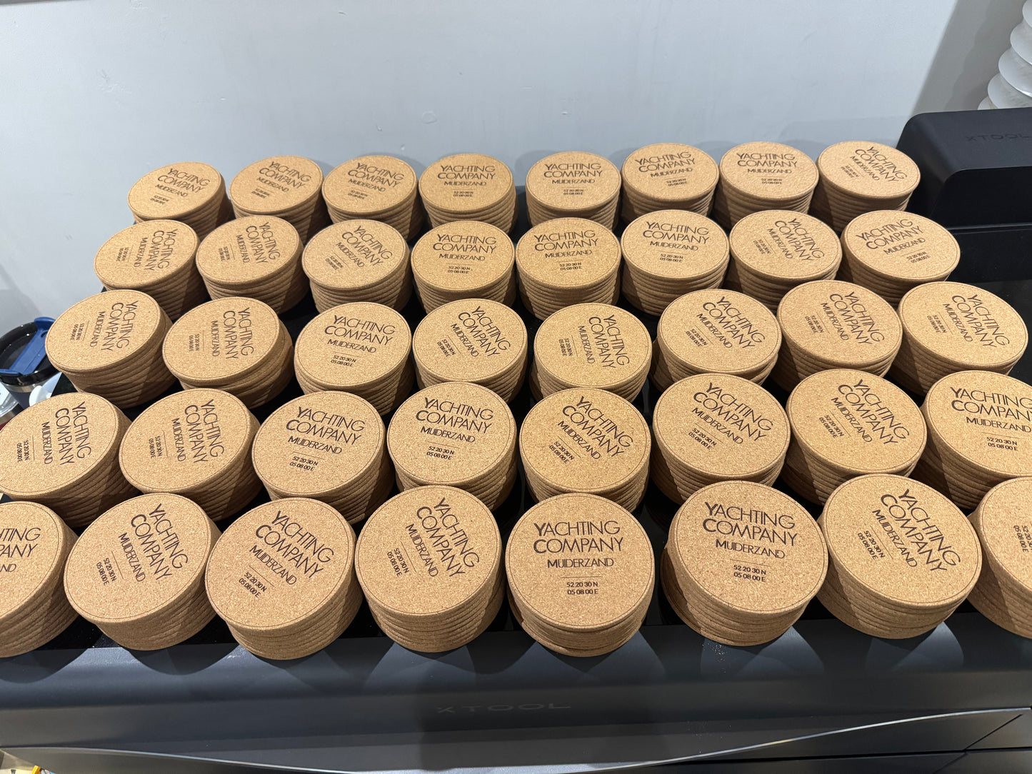 Onderzetters Kurk - gepersonaliseerd met tekst of logo