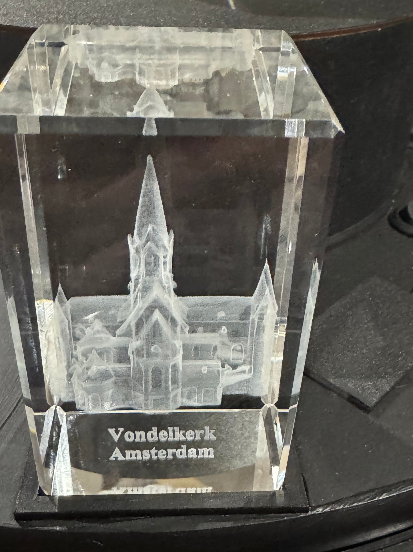 K9 Kristal met Gravure Vondelkerk – 50 × 50 × 80 mm (kopie)