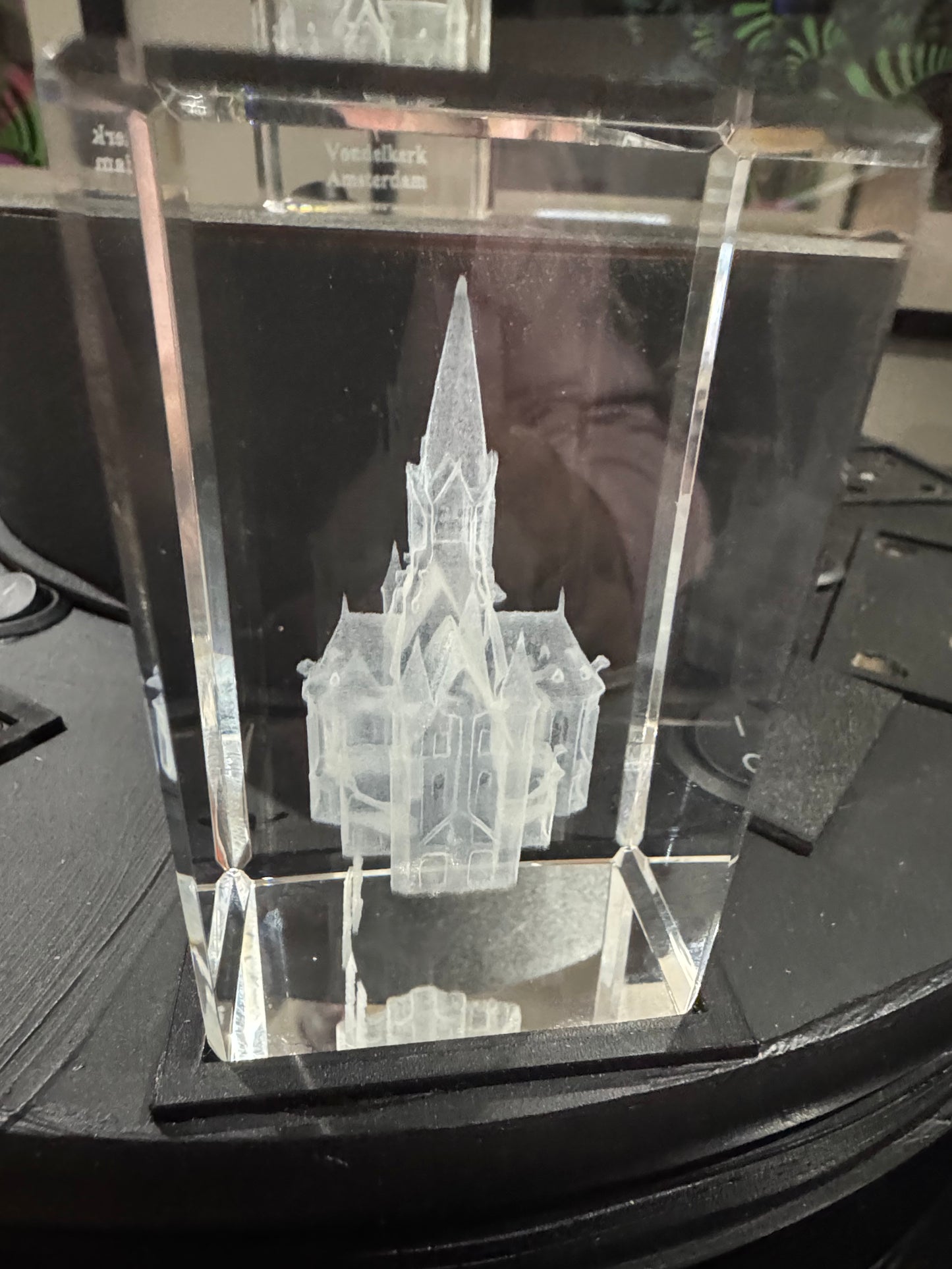 K9 Kristal met Gravure Vondelkerk – 50 × 50 × 80 mm (kopie)