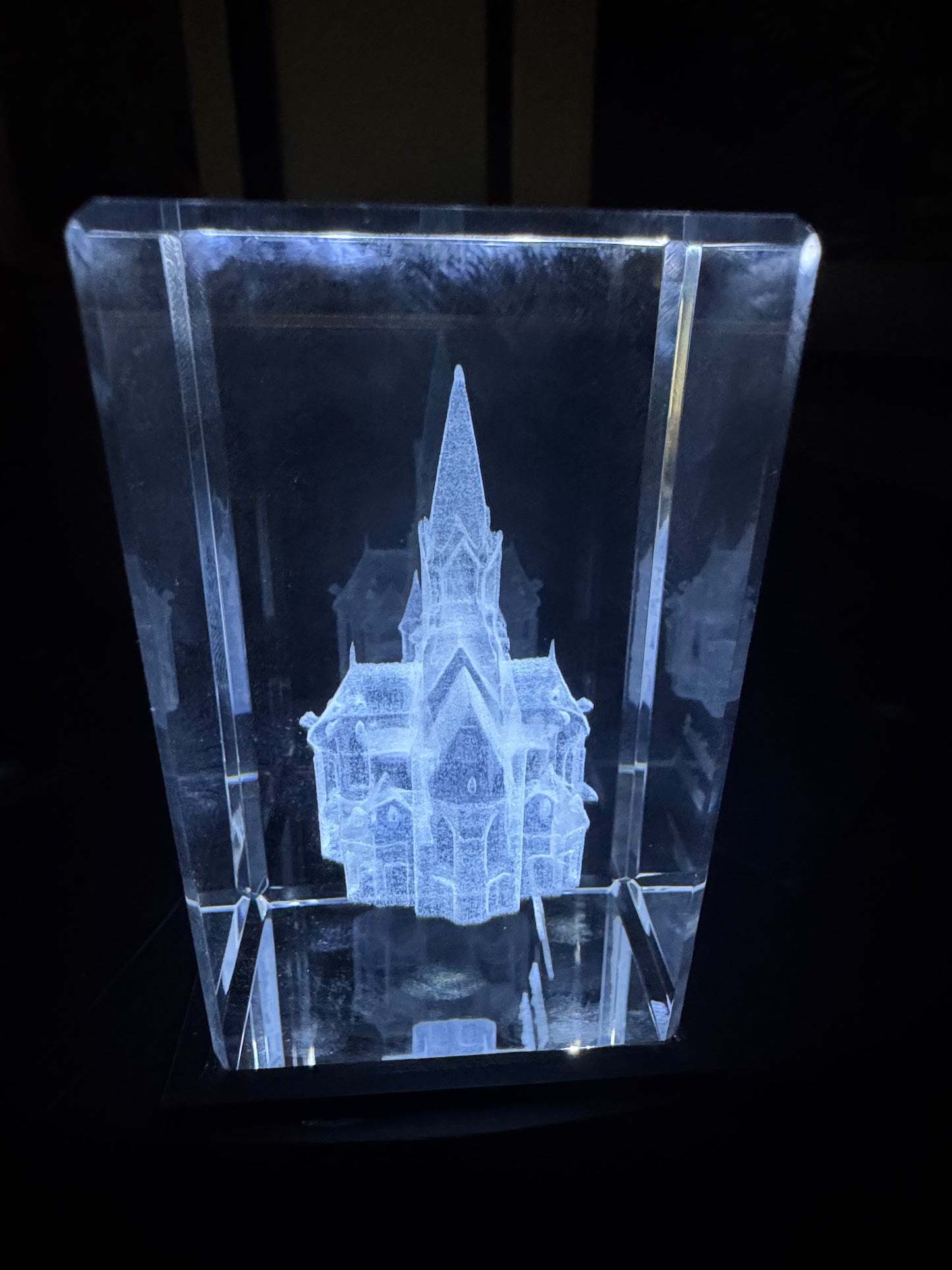 K9 Kristal met Gravure Vondelkerk – 50 × 50 × 80 mm (kopie)