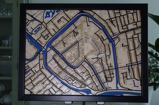 Wood 3D Map of Gouda