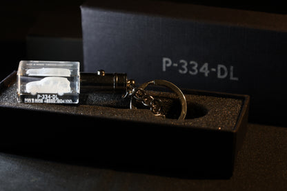 Kristall-Schlüsselanhänger mit 3D-Gravur Ihres Motorrads oder Autos