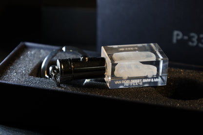 Kristall-Schlüsselanhänger mit 3D-Gravur Ihres Motorrads oder Autos