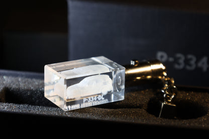 Kristall-Schlüsselanhänger mit 3D-Gravur Ihres Motorrads oder Autos