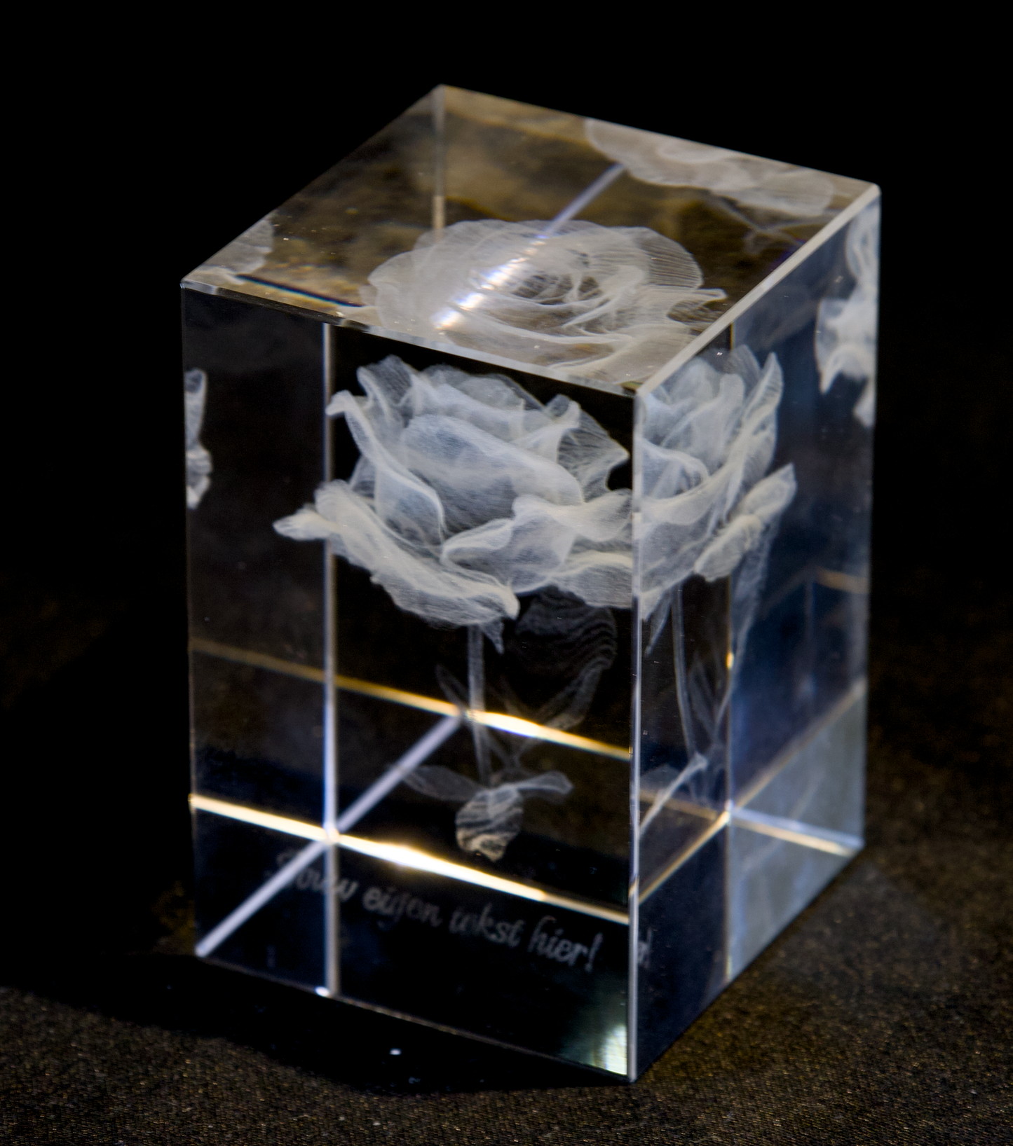 Flower in crystal at Rijdes Bloemen & Planten