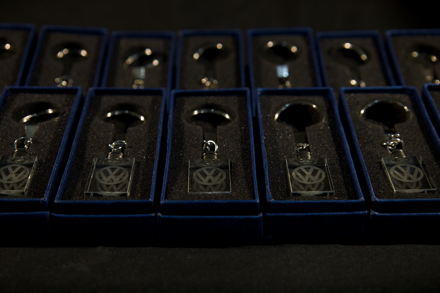 Crystal Keychain with 3D Engraving VALK with your own sail number