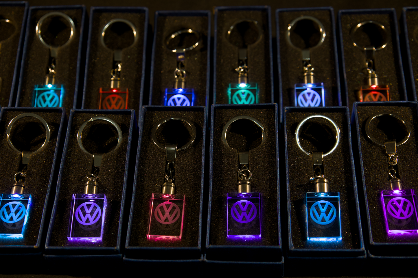 Crystal Keychain with 3D Engraving VALK with your own sail number