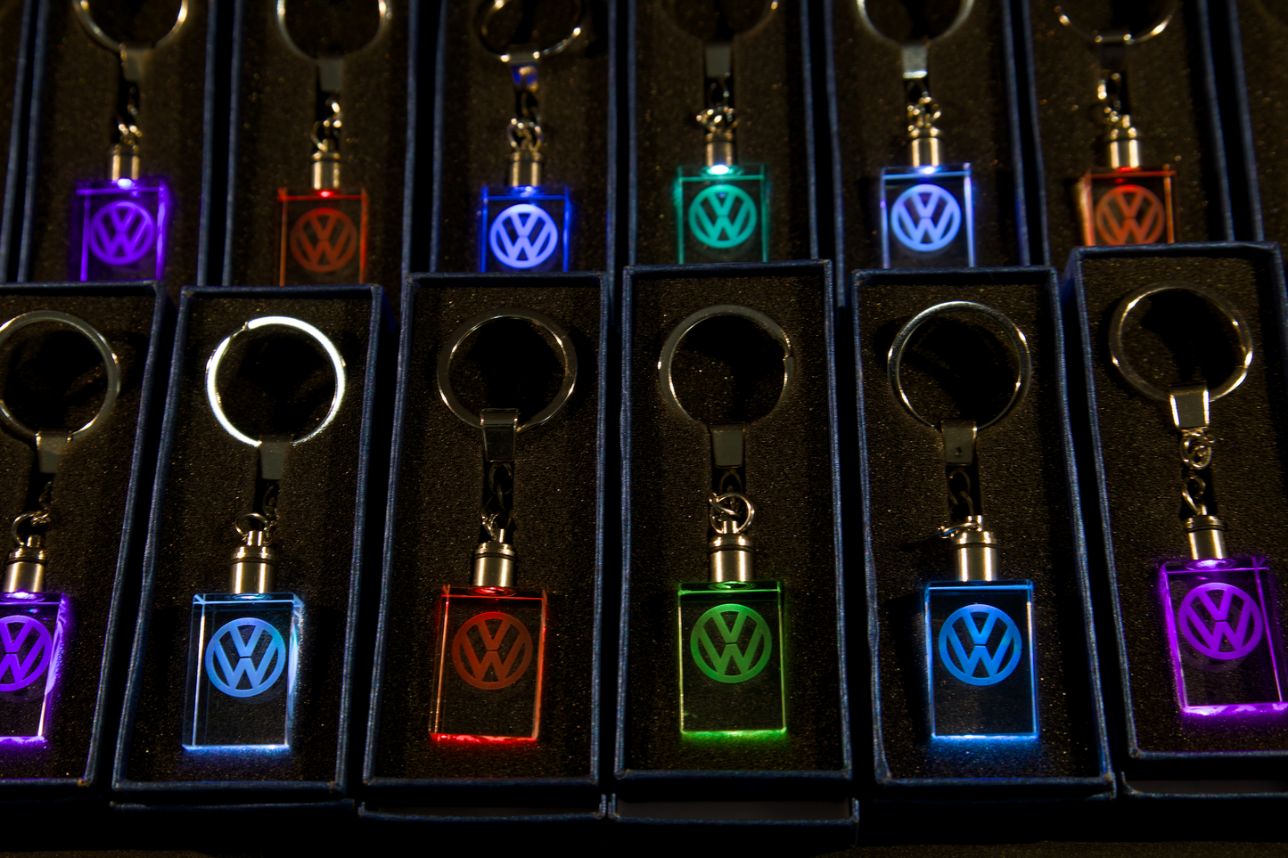 Crystal Keychain with 3D Engraving VALK with your own sail number