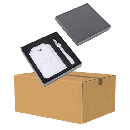 Luxe Reiskofferlabel met Privacyklep Zilver (inclusief 2 kanten graveren!)