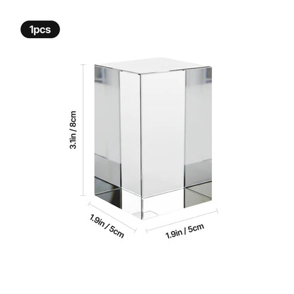 K9 Kristal met Gravure – 50 × 50 × 80 mm