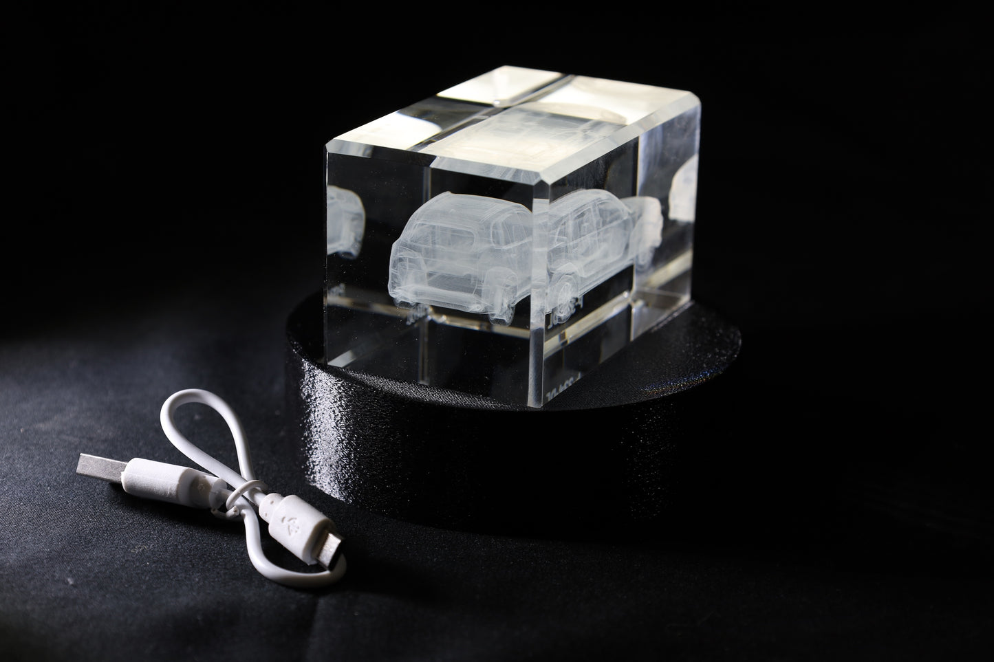 LED Lichtbase Zwart – Perfecte aanvulling voor K9 Kristal LANDSCAPE