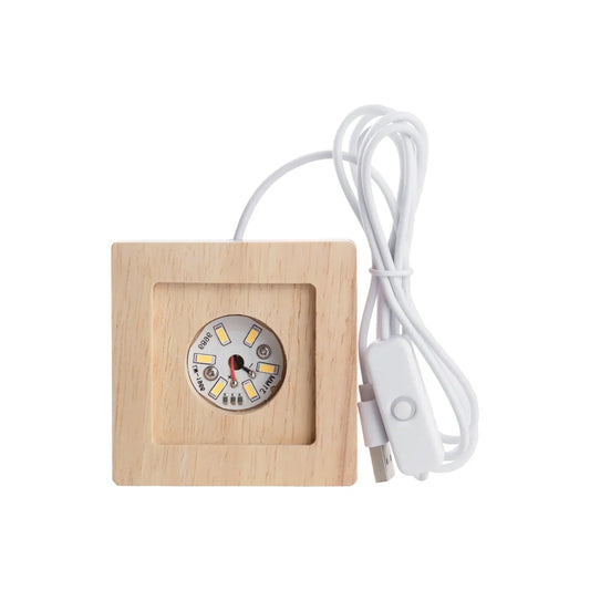 LED Lichtbase van Hout – Perfecte aanvulling voor K9 Kristal