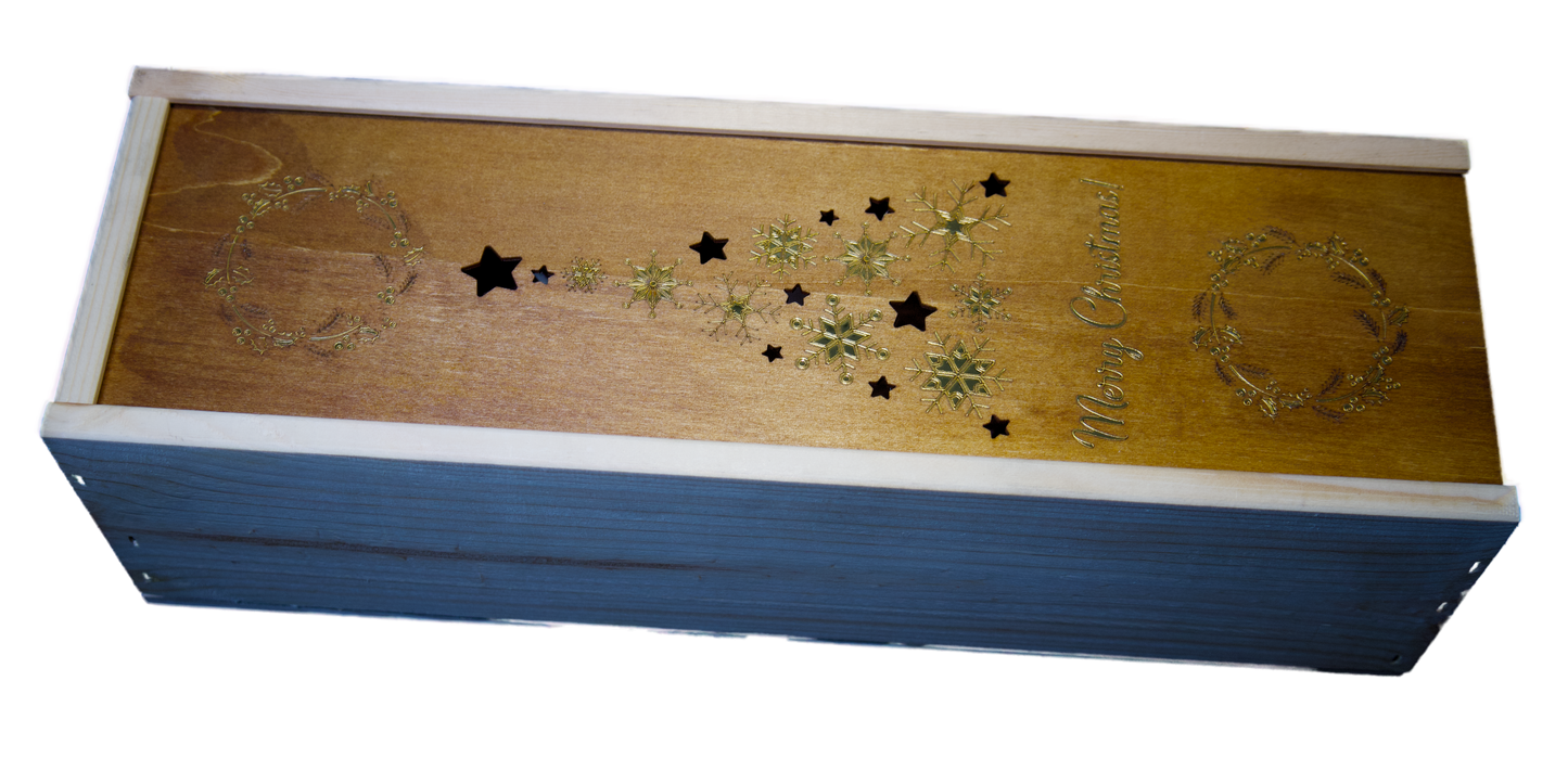 Wijnkistje Kerstmis