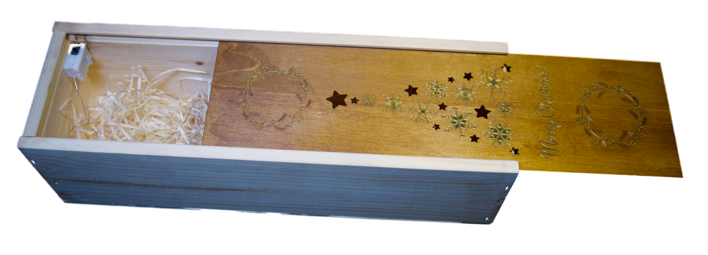 Wijnkistje Kerstmis
