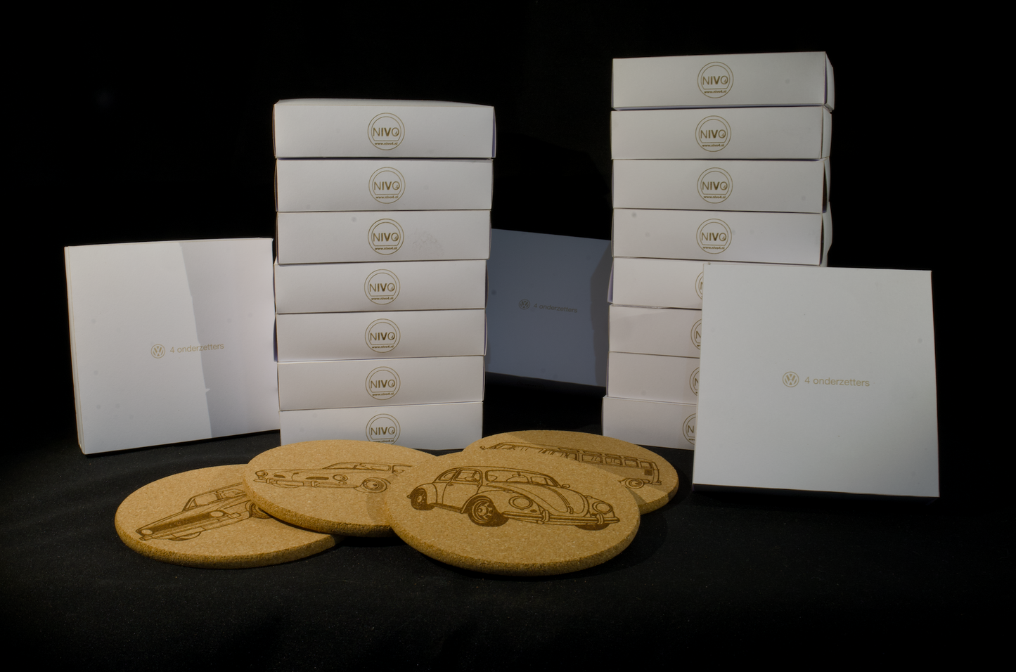 Cork Coasters - personalized with text or logo