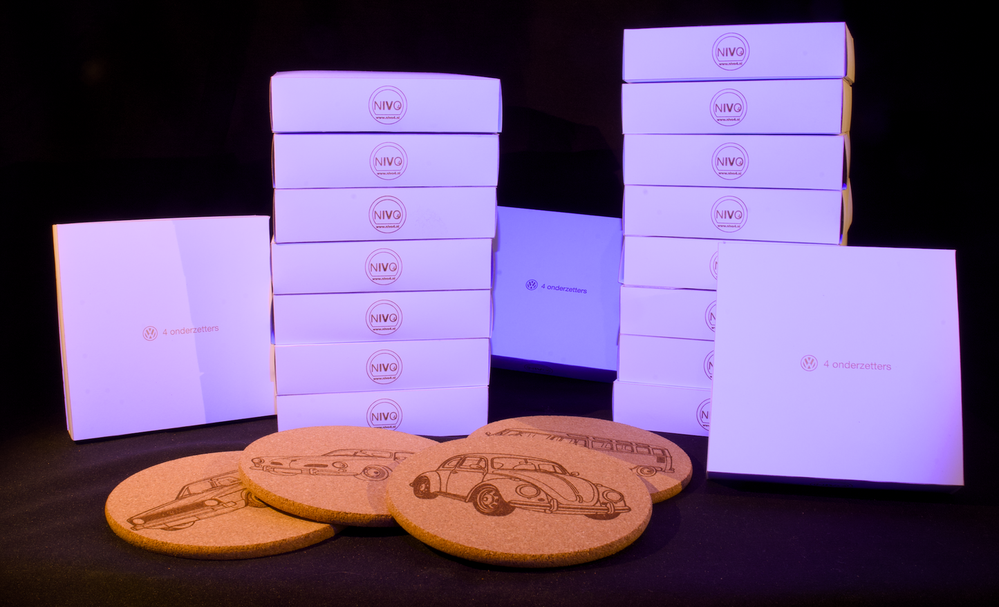 Cork Coasters - personalized with text or logo