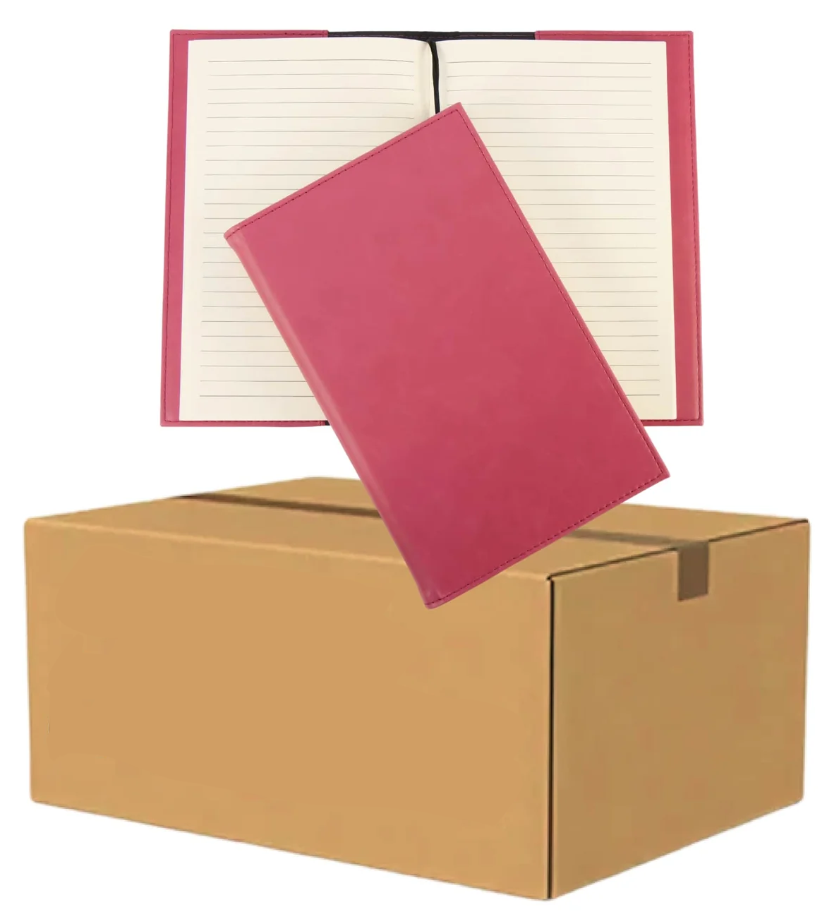 LaseretteⓇ Luxe Notitieboek Rose (inclusief graveren naam en logo!)