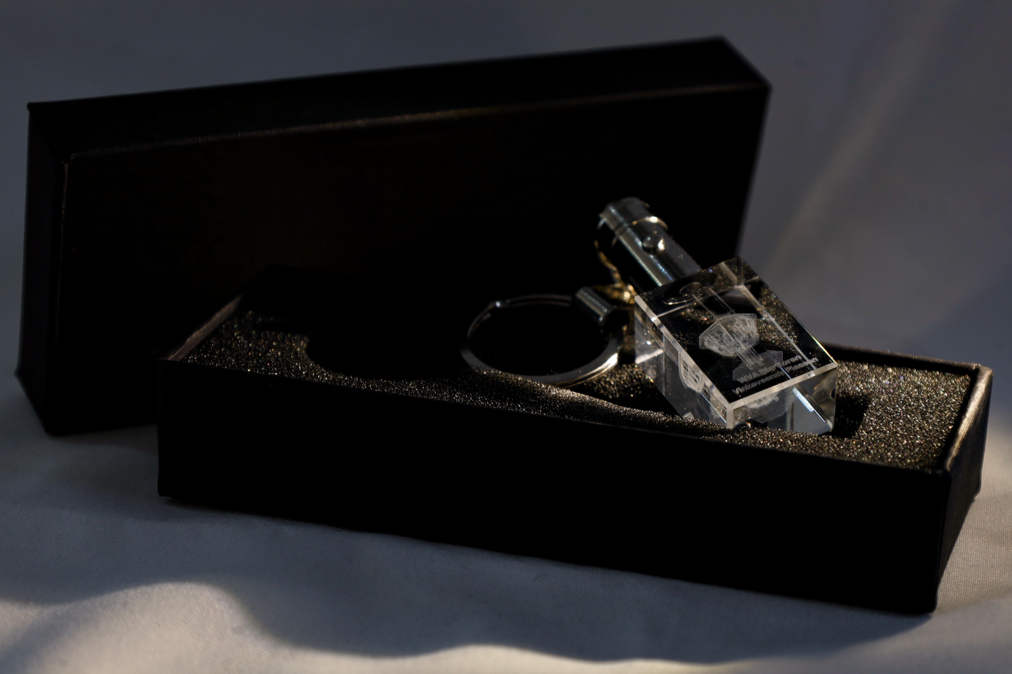 WVA Starttoren Vinkeveense Plassen Kristal Sleutelhanger met 3D Gravure