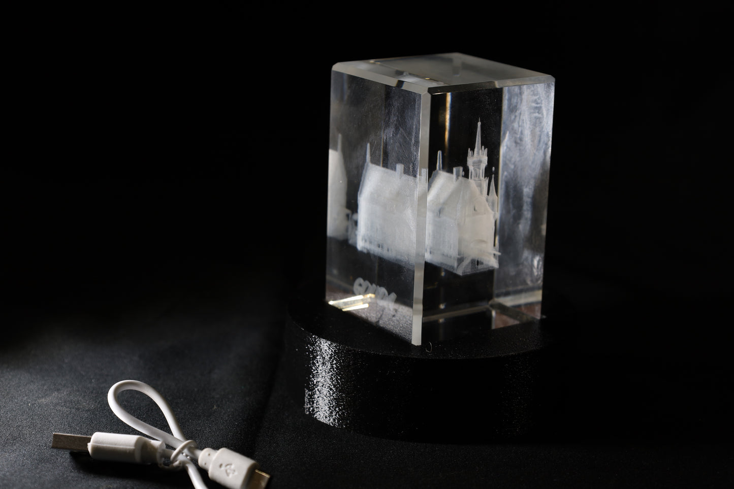 K9 Kristal met Gravure Vondelkerk – 50 × 50 × 80 mm (kopie)