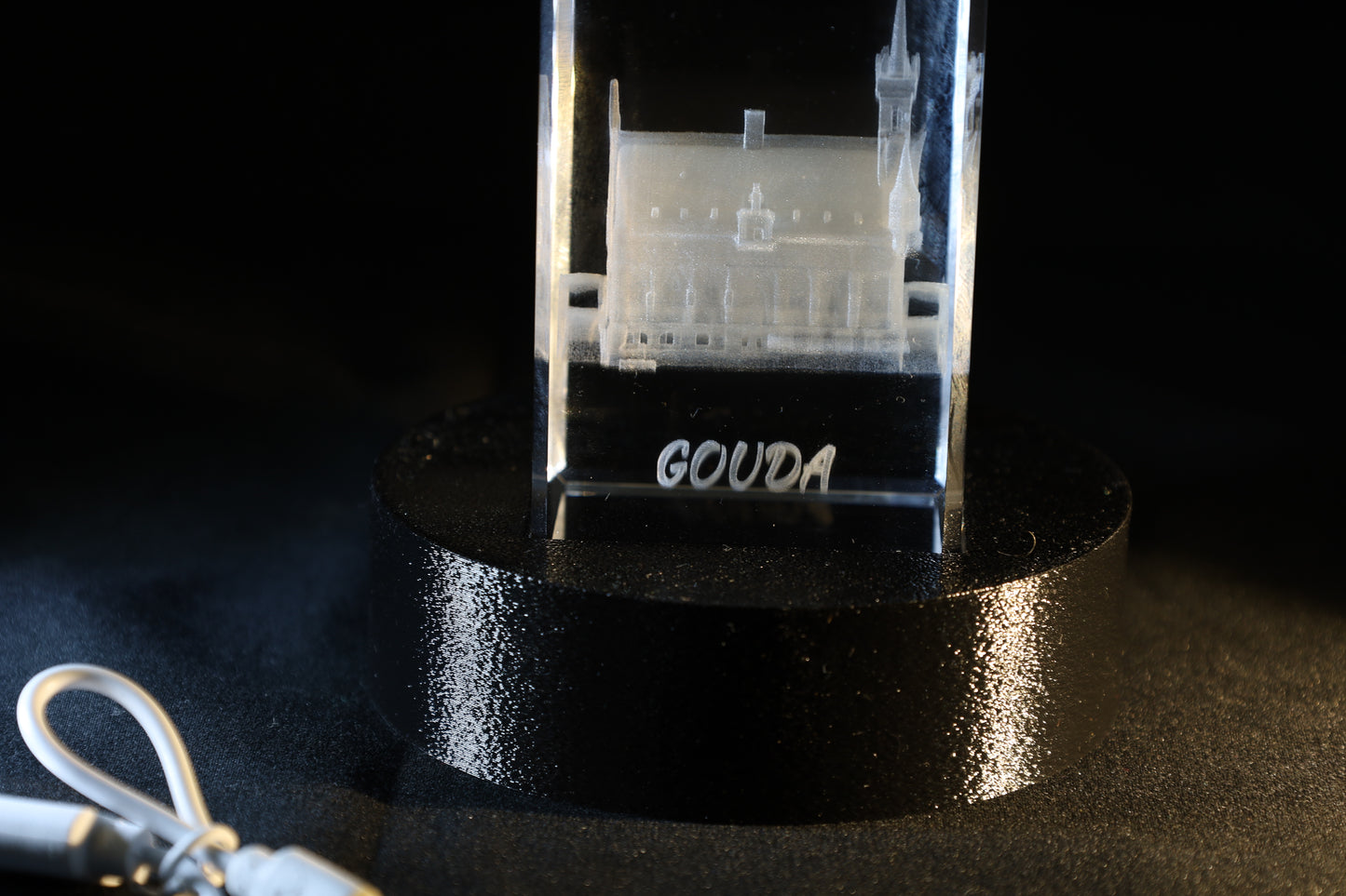 LED Lichtbase Zwart – Perfecte aanvulling voor K9 Kristal VERTICAAL