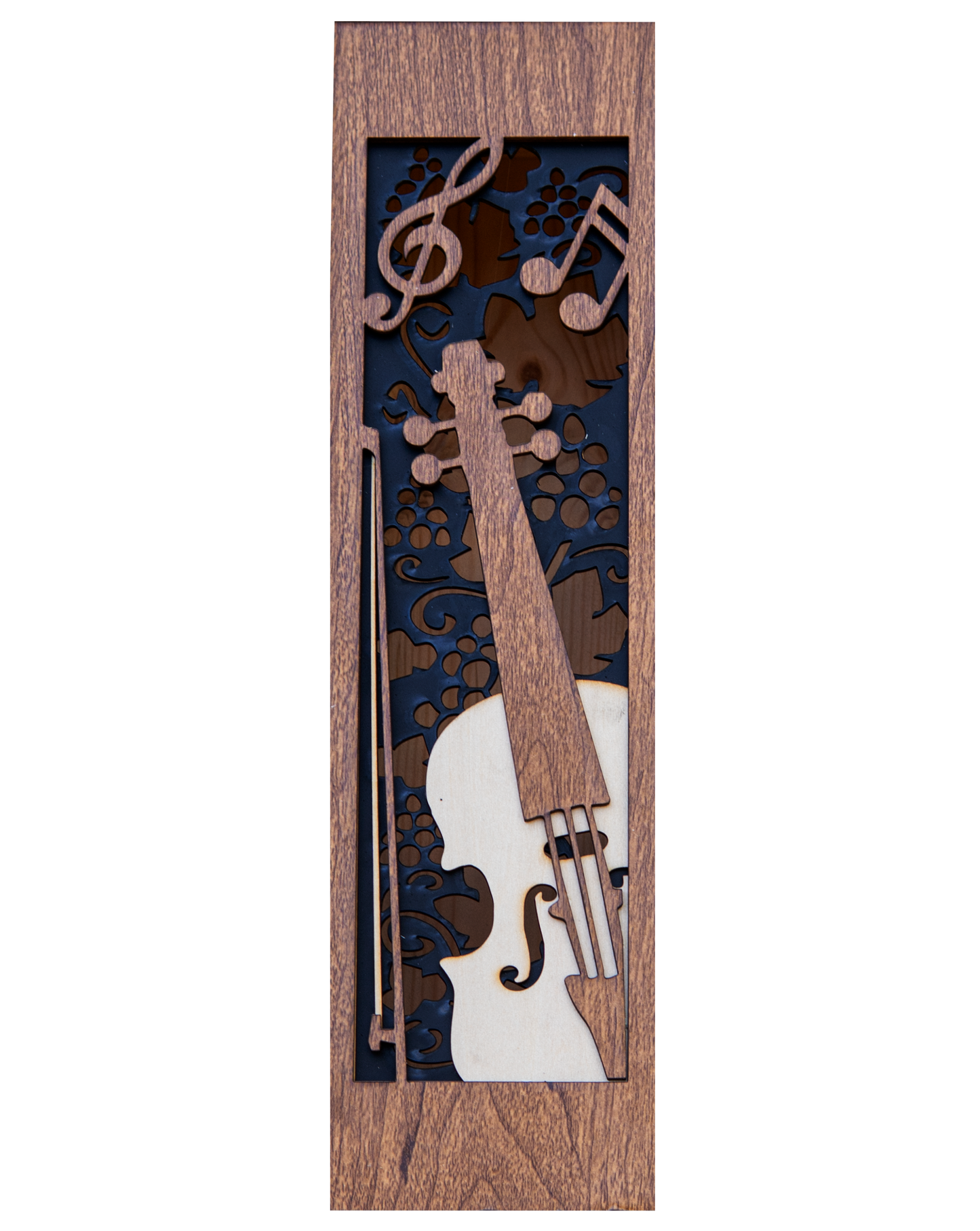 Wijnkistje Viool Gepersonaliseerd